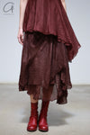 Marc Le Bihan 2500 Skirt French Handmade MLB-2500-AUBERGINE